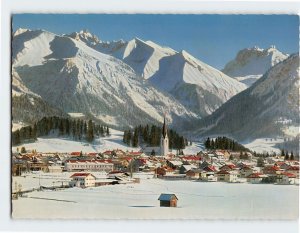 Postcard Wintersportplatz Oberstdorf, Germany