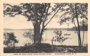 View of Gold Point from Silver Point Wanaksink Lake - Rock Hill, New York NY  