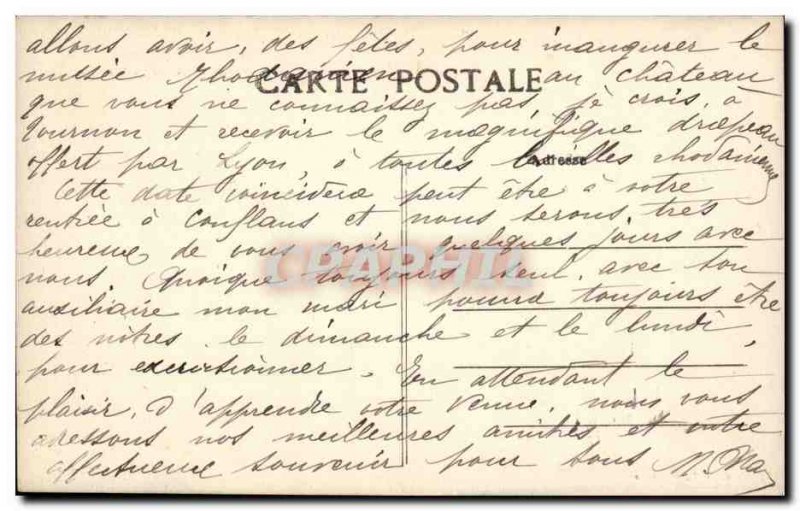 Saint Etienne - The Courthouse - Old Postcard