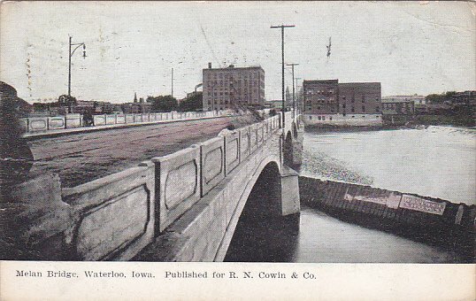 Iowa Waterloo Melan Bridge 1907