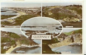 Channel Islands Postcard - Views of Guernsey - Real Photograph - TZ11040
