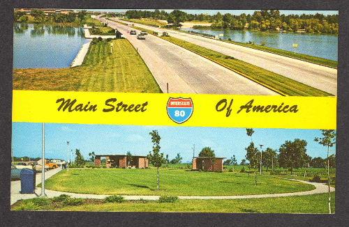 View Interstate 80 Turnpike Hwy Highway POSTCARD PC