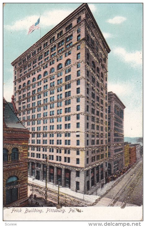 PITTSBURGH, Pennsylvania; Frick Building, Glitter detail, 00-10s