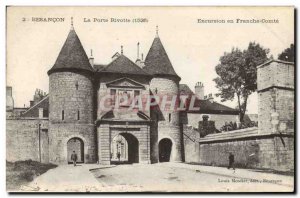 Postcard Besancon Old Gate Rivotte