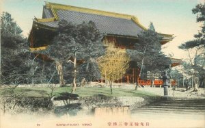 Japan Sambutsudo Nikko #117 C-1910 Postcard hand colored 21-12490