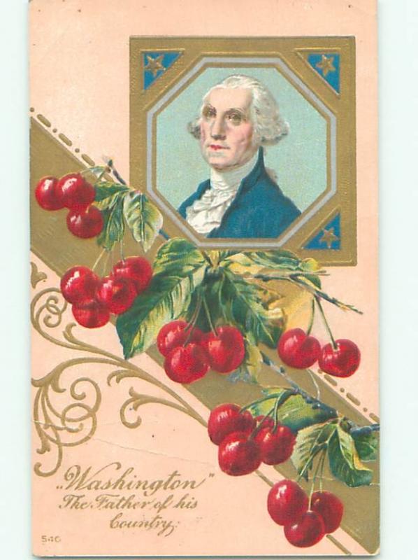 Divided-Back GEORGE WASHINGTON SCENE Patriotic Postcard AB0228