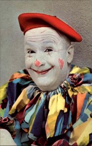 Mister Mumbles the Magic Clown Ad Advertising Vintage Chrome Postcard