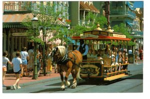 Trolley Ride Down Main Street, Walt Disney World, Florida