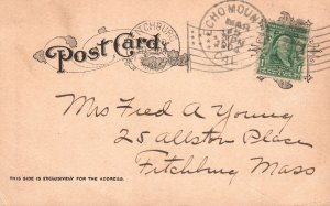 Vintage Postcard 1904 Circular Bridge Mount Lowe California Railroad