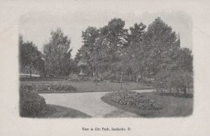 Sandusky OH City Park Evening Star Journal Advertising c1905 postcard H190 