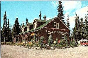 Postcard LODGE SCENE Lake Louis Alberta AB AJ0413