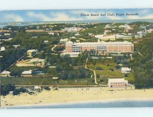 Damaged Back Pre-1980 ELBOW BEACH SURF CLUB Paget Bermuda F6459