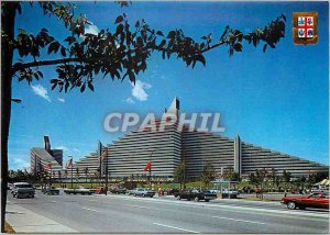 Modern Postcard Montreal Quebec General View of the Athletes at the Residence...