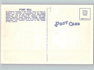 c1940 Fort Hill Home Of John Calhoun Clemson College South Carolina SC Postcard