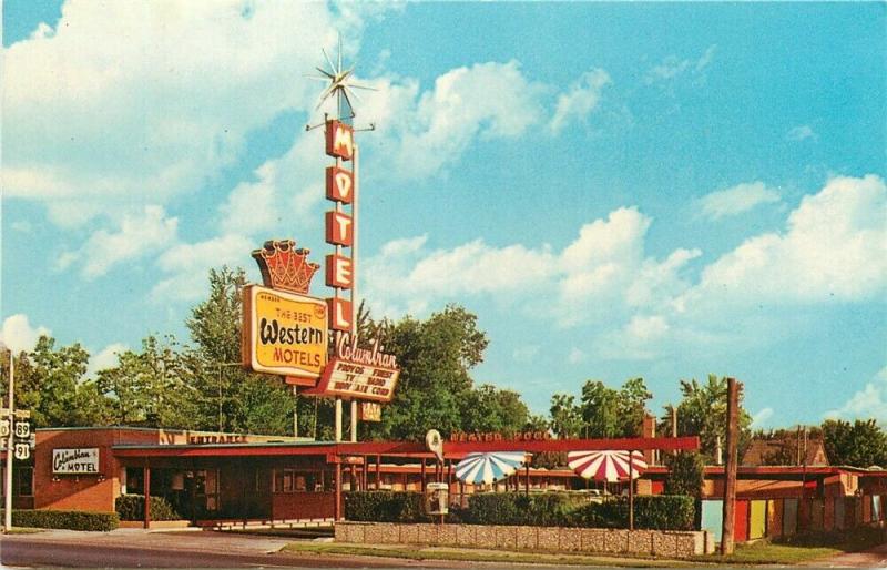 UT, Provo, Utah, Columbian Motel, Dexter Press No. 14100-C