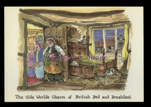 BE190 - Olde Worlde Charm of the British B & B.!?!? - Large Besley Comic P'card