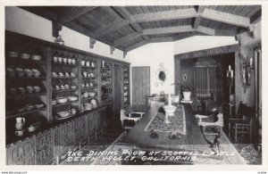 RP: DEATH VALLEY , California , 1930-40s ; Scotty's Castle , Dining Room