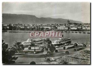 Modern Postcard Geneve La Rade and Saleve Charter