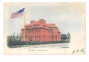 LP11 Red Bank, New Jersey, NJ, Postcard, High School.