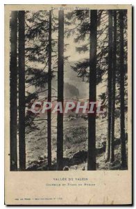 Old Postcard The Vosges Vellee Valtin Chapel and the Etano Rudlin