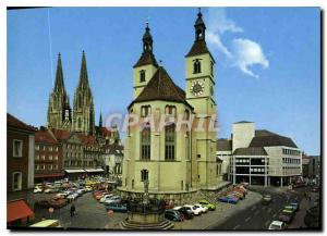 Modern Postcard Regensburg