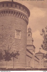 MILANO, Lombardia, Italy, 1900-1910s; Un Dettaglio Del Castello Sforzesco