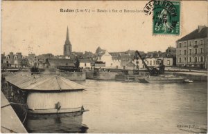 CPA Redon Bassin a flot et Bateau lavoir (1236732)