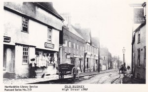 The Bell Pub Victorian Old Bushey Hertfordshire Postcard