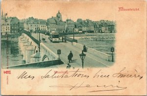 Netherlands Maastricht Maasbrug  Vintage Postcard 01.43