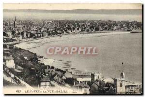 Old Postcard Le Havre and Sainte Adresse