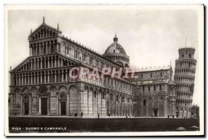 Old Postcard Pisa Duomo e Campanile