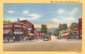 Main Street Black Mountain, North Carolina Drug Store Unused 