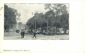 Washington St. - Barre, Vermont VT Postcard
