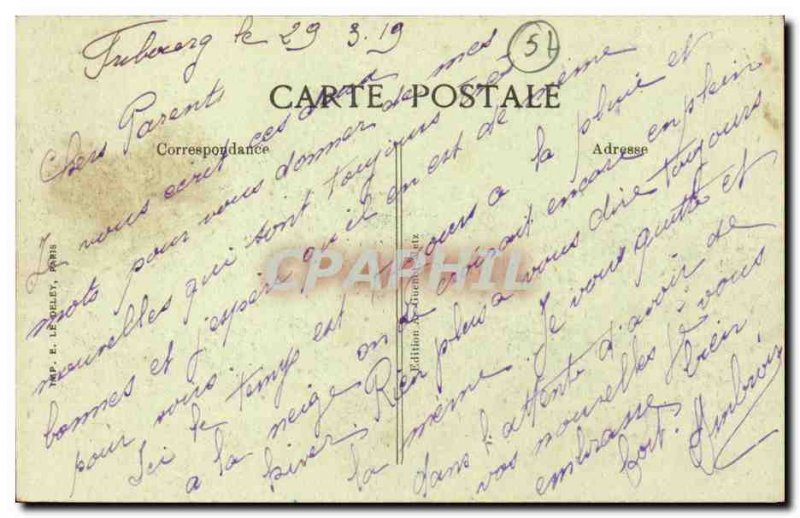 Old Postcard Metz station