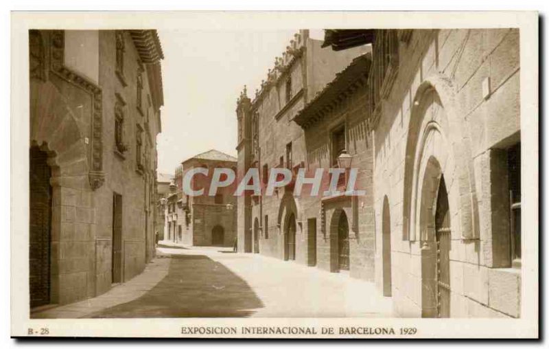 Old Postcard Spain Espana Spain Exposicion Internacional Barcelona 1929