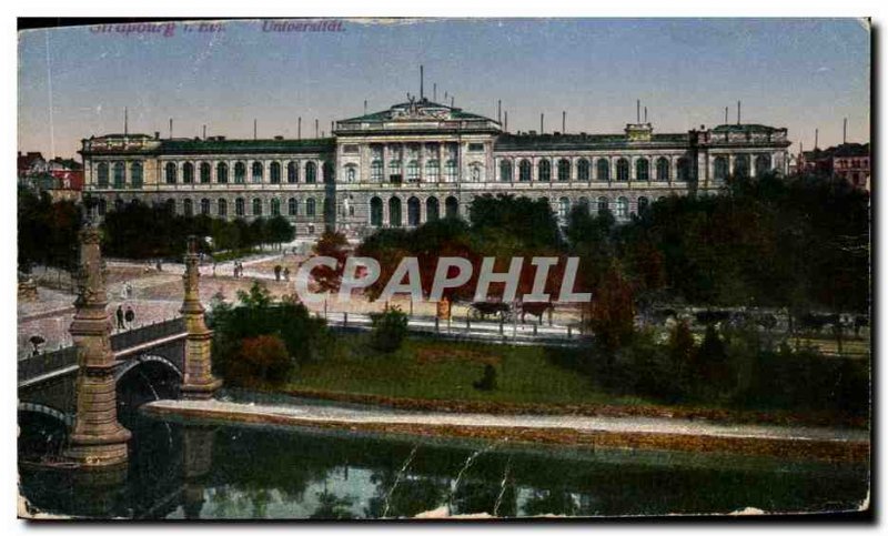 Postcard Old Strasbourg University