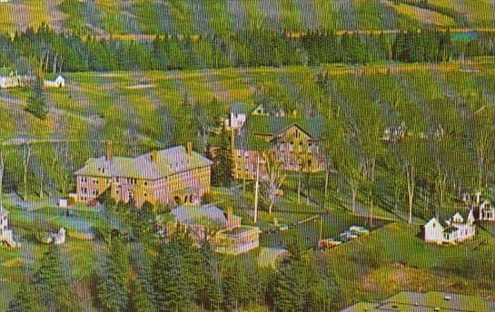 An Aerial View Of Maine Maritime Academy's Upper Campus Showing Dismukes Hall...