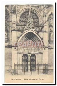 Agen Postcard Ancient Church St Hilaire Portal