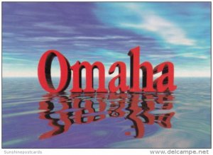 Nebraska Omaha Large Letters