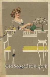 Artist Un- Signed Coles Phillips, Unused light crease top right corner, yello...