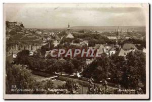 Old Postcard Bad Kreuznach Blick v Kauzenberg