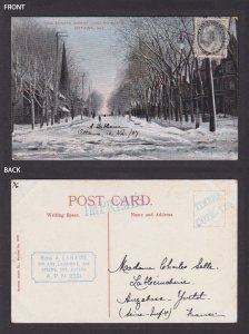 Postcard, CANADA, Ottawa, King Edward Avenue, Looking North