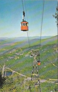 New Hampshire Franconia Notch Tram Cars & Eagle Cliff Cannon Mountain Aerial ...