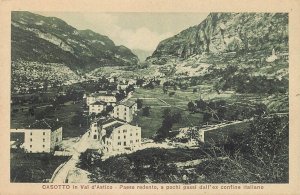 Italia Casotto in Val d`Astico redeemed town near former Italian border