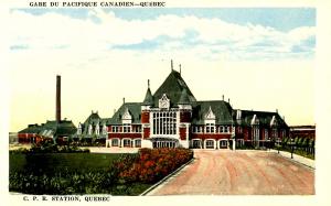 Canada - Quebec, Quebec City. Canadian Pacific Station