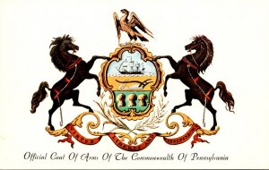 Pennsylvania Official Coat Of Arms Of The Commonwealth Of Pennsylvania