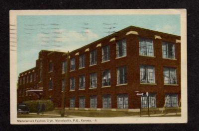 PQ Fashion Craft Plant Factory VICTORIAVILLE QUEBEC QC Postcard Carte Postale