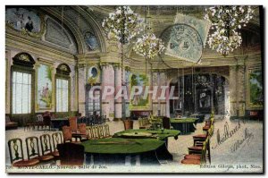 Old Postcard Monte Carlo Casino The new game room