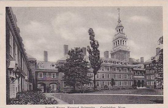 Massachusetts Cambridge Harvard University Lowell House Albertype
