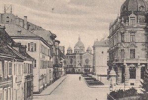 JUDAICA Synagogue., Landau, Germany, Palatinate, Jewish Life, 1919, Post Office